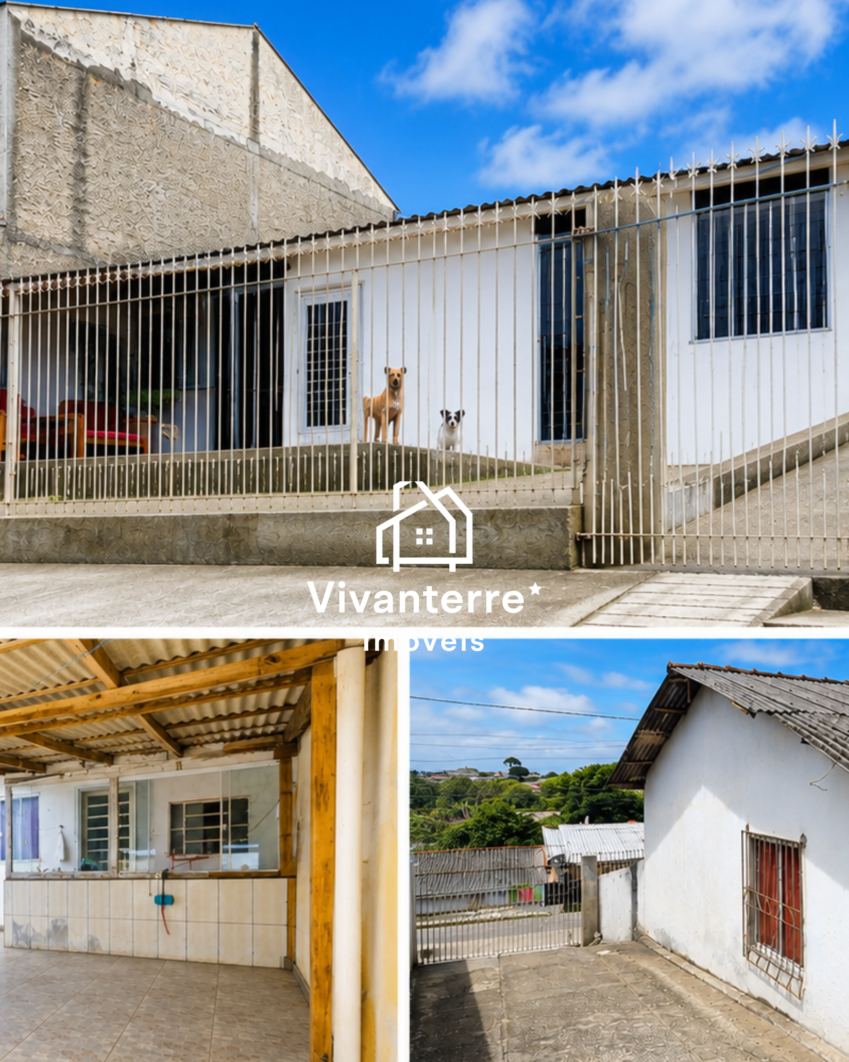 Terreno com 3 Casas à venda no Campina do Arruda, em Almirante Tamandaré-PR.