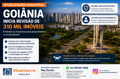 Atualização cadastral de imóveis avança no Brasil: entenda os impactos para proprietários e compradores