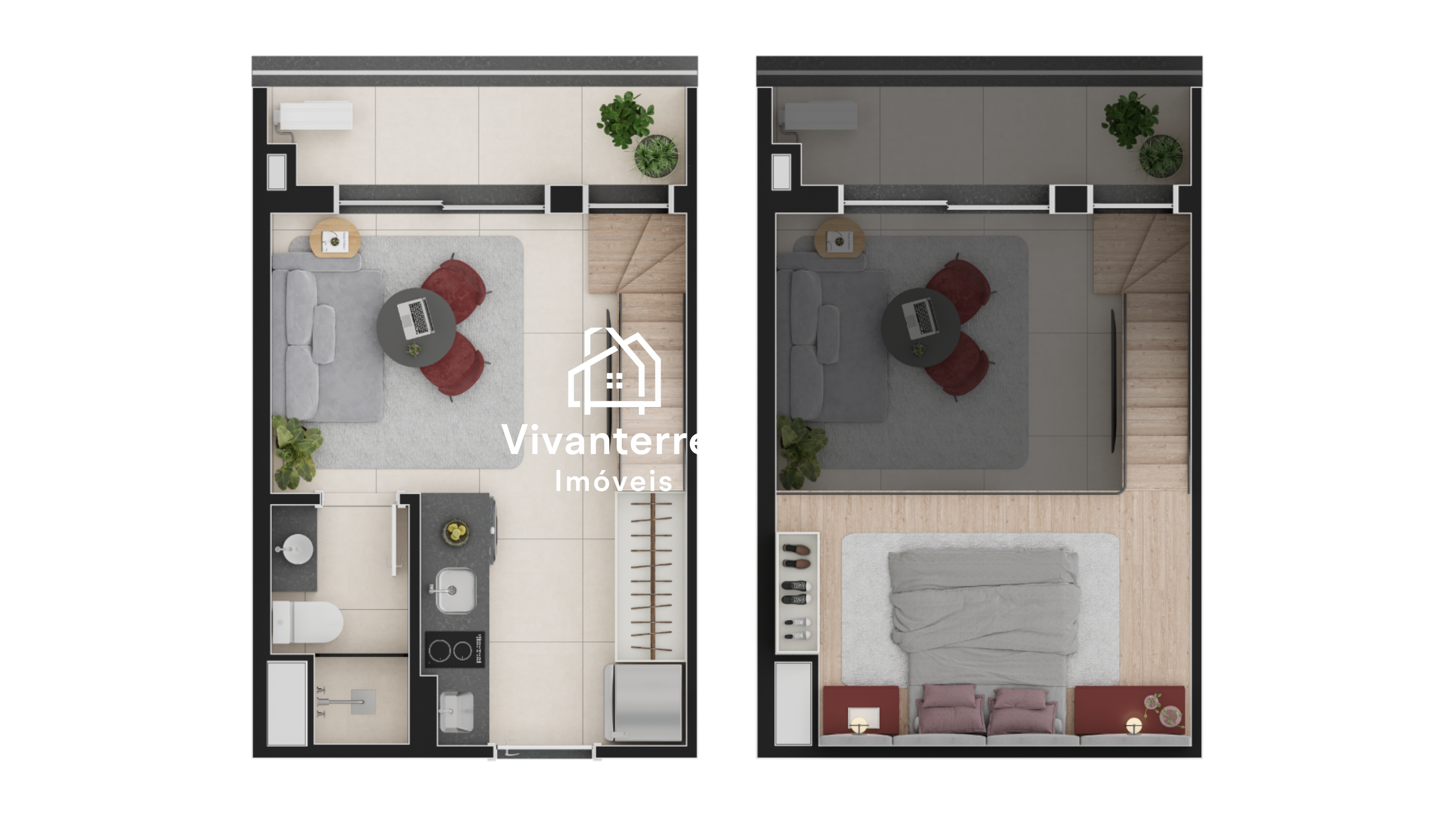 Apartamentos à venda no Fresta Hype Living, no centro de Curitiba, Paraná.