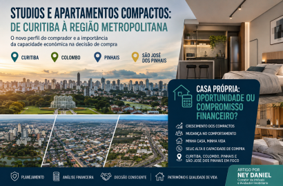 Studios e Apartamentos Compactos: de Tendência em Curitiba a nova Fronteira na Região Metropolitana